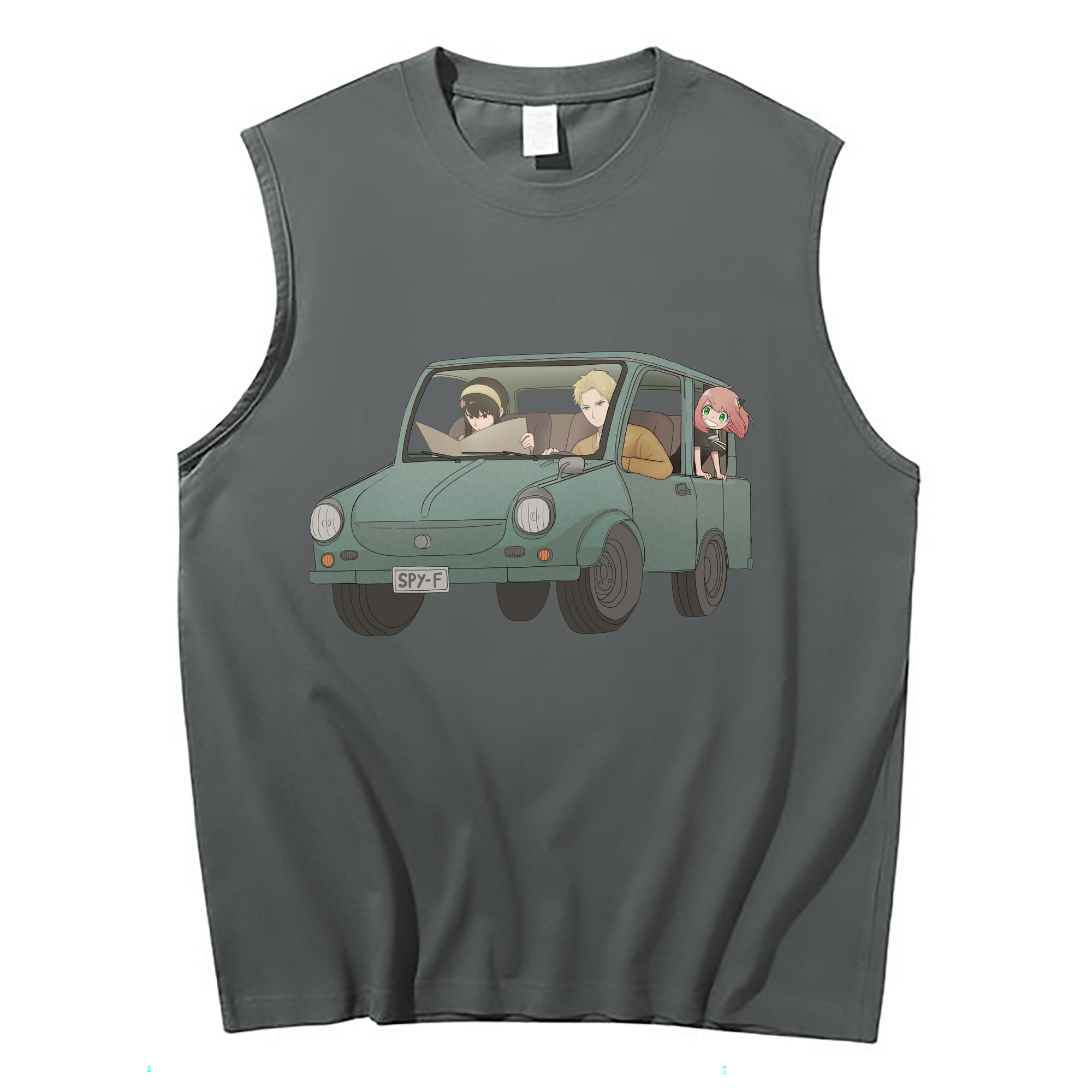 （画像用） SPY×FAMILY间谍家家酒 コットン100％タンクトップ（フロントプリント）